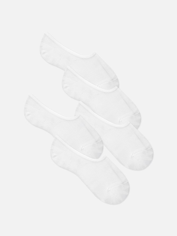 5-Pack Invisible Mesh Socks