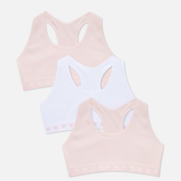 3-Pack Seamfree Racerback Crop Tops