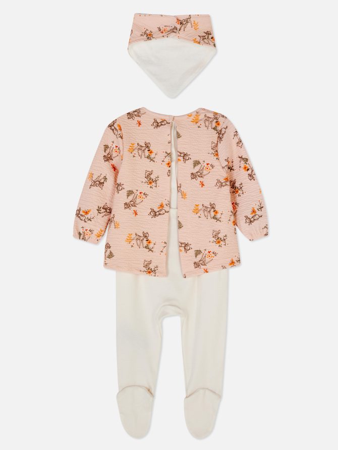 Disney’s Bambi Babygrow and Bib Set - Image 2