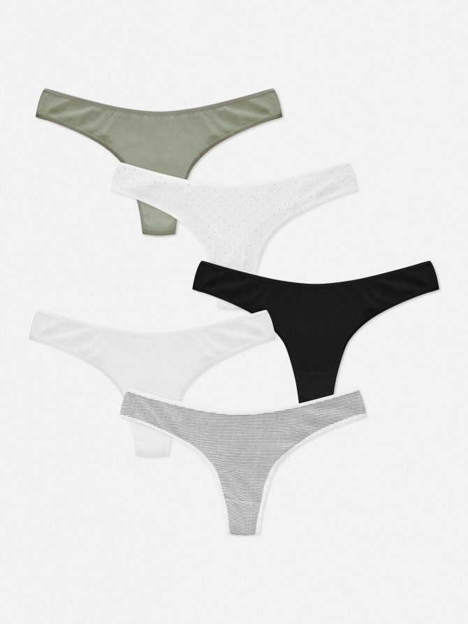 5-Pack Everyday Thongs