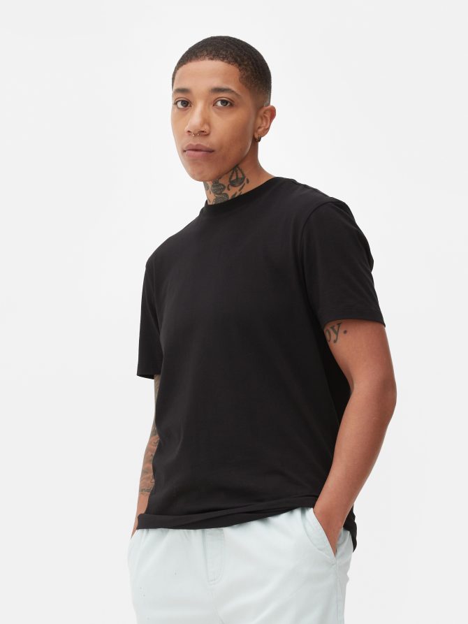 Crew Neck Stretch T-Shirt - Image 2