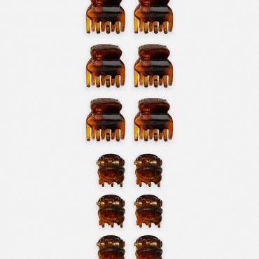 12-Pack Mini Claw Clips