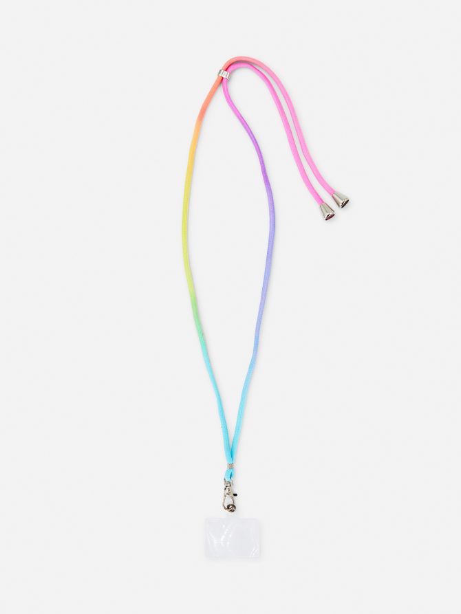 Ombré Rainbow Lanyard
