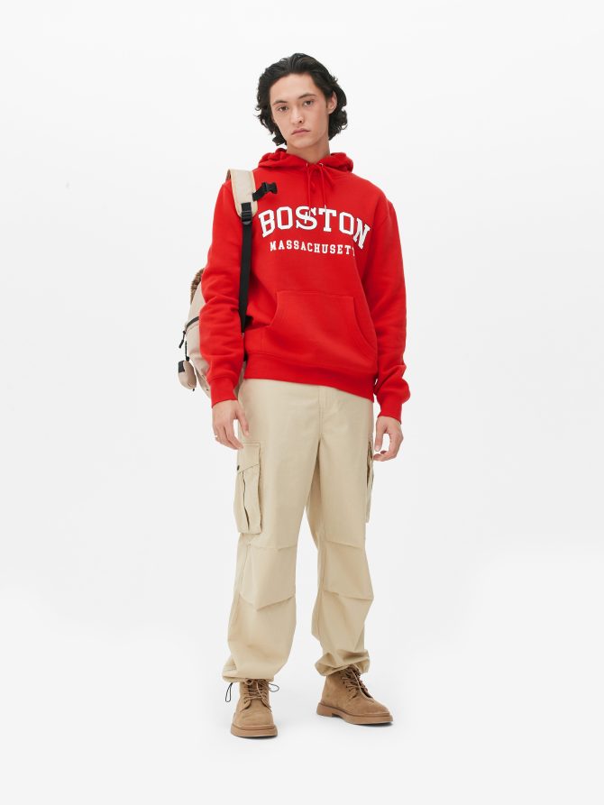 Boston City Long Sleeve Hoodie
