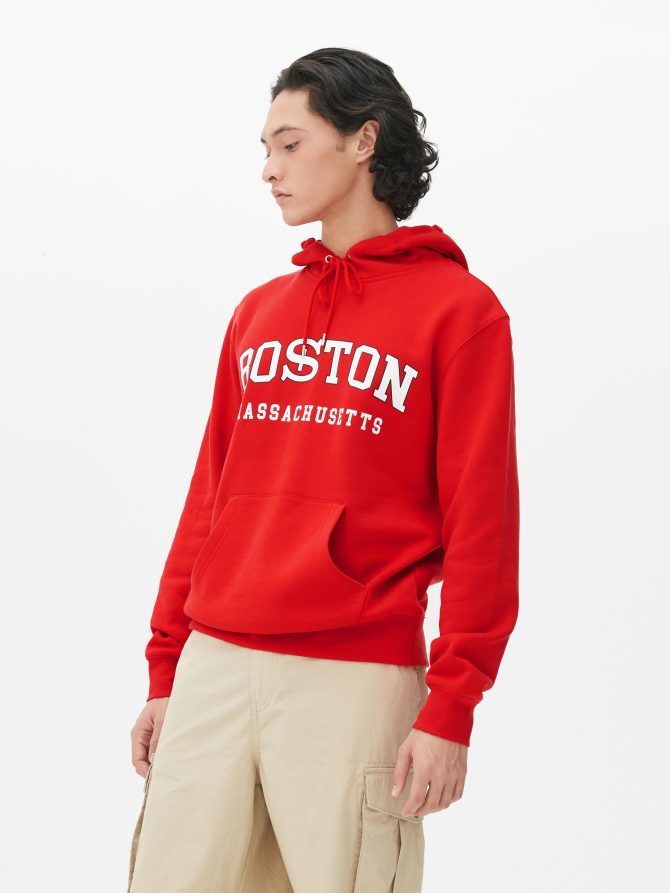 Boston City Long Sleeve Hoodie - Image 2