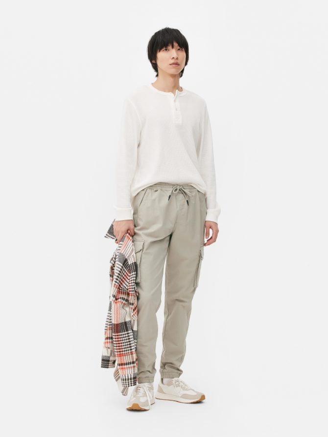 Drawstring Cargo Pants