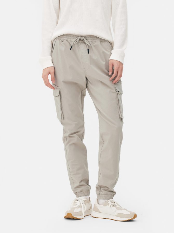 Drawstring Cargo Pants - Image 2