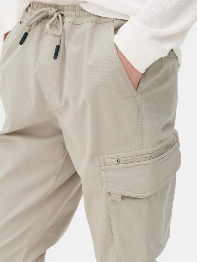 Drawstring Cargo Pants - Image 3