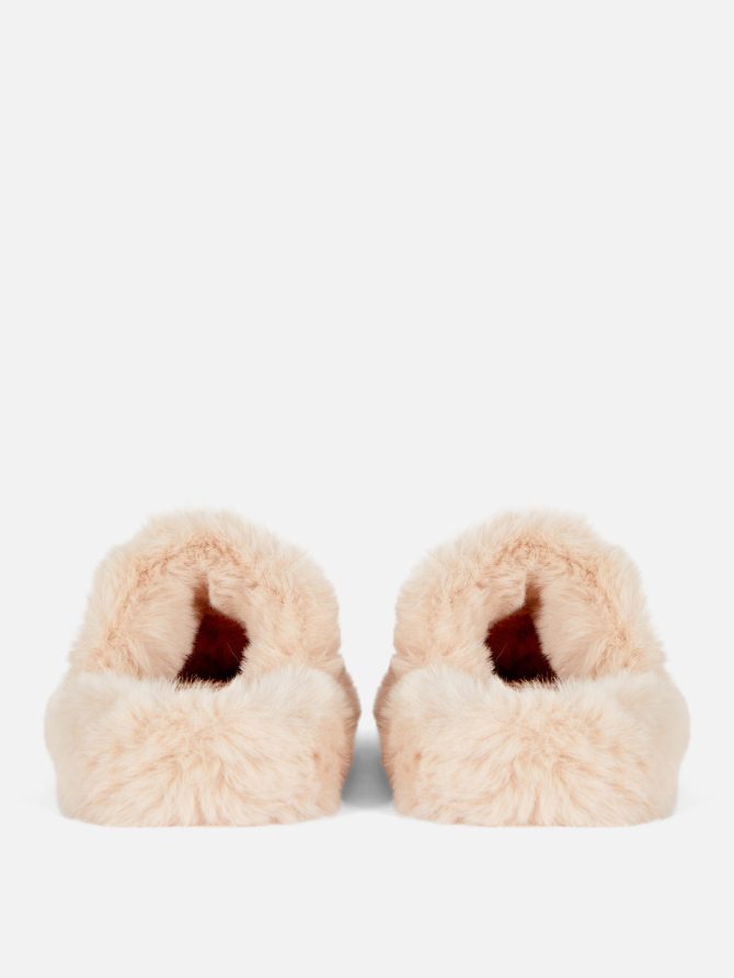Fluffy Double Strap Slippers - Image 3