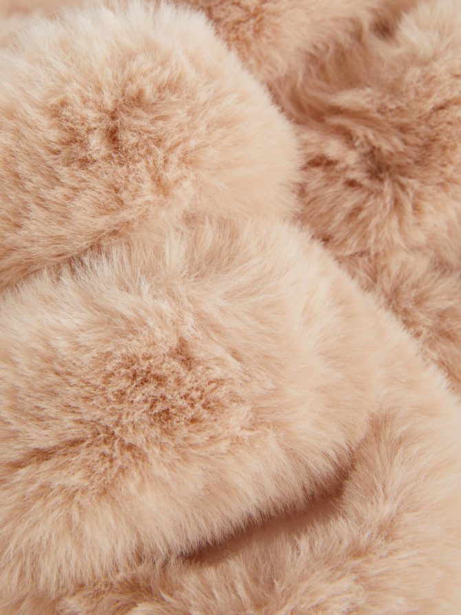 Fluffy Double Strap Slippers - Image 5