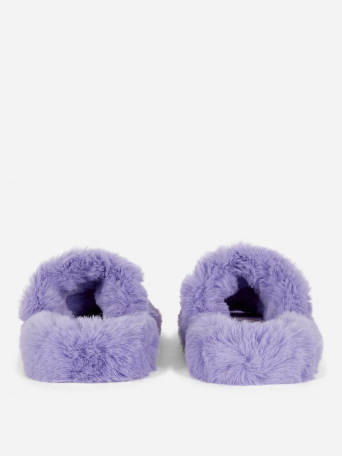 Fluffy Double Strap Slippers - Image 3