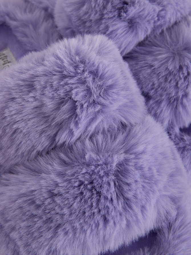 Fluffy Double Strap Slippers - Image 5