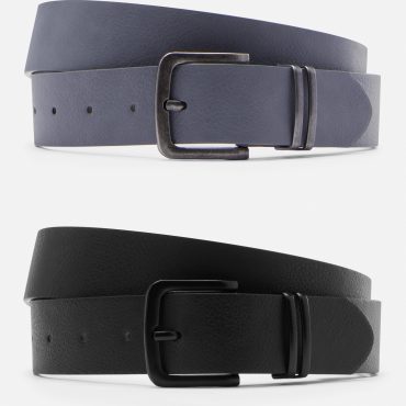 2-Pack Textured Belts