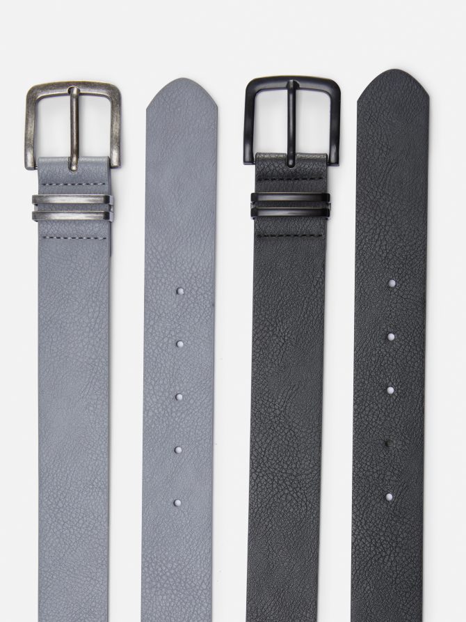 2-Pack Textured Belts - Image 2