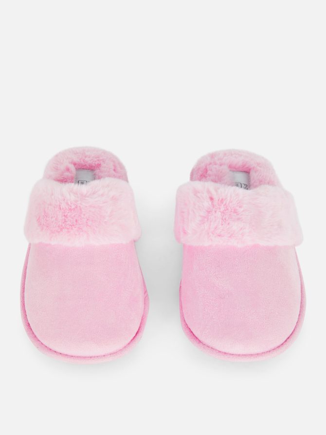 Faux Suede Slippers - Image 2