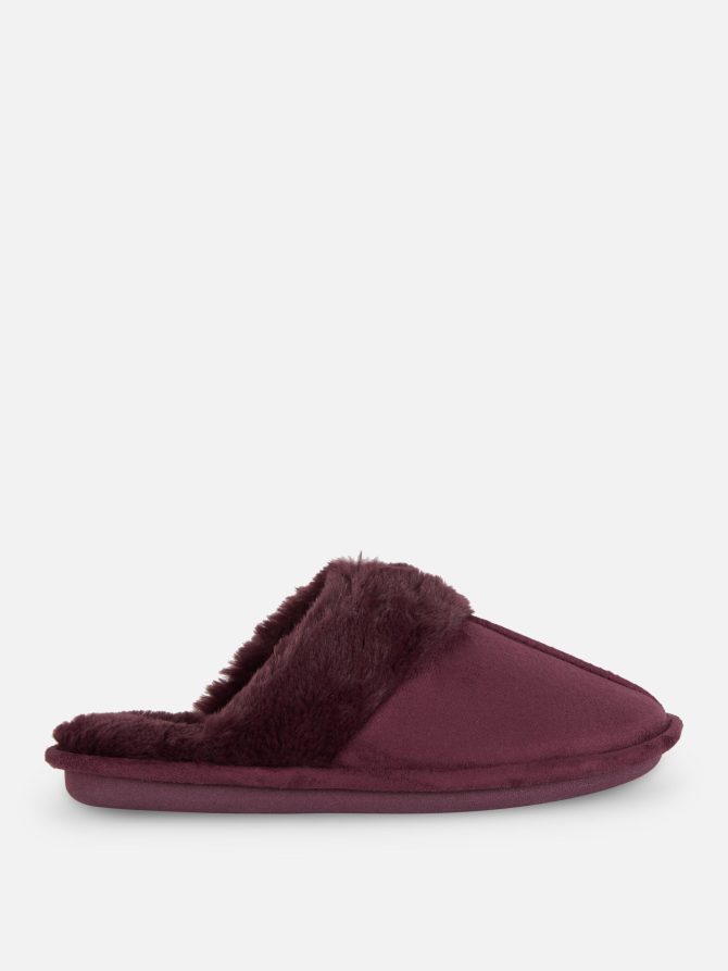 Faux Suede Slippers