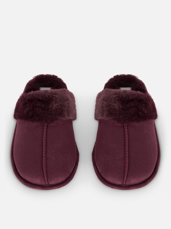 Faux Suede Slippers - Image 2