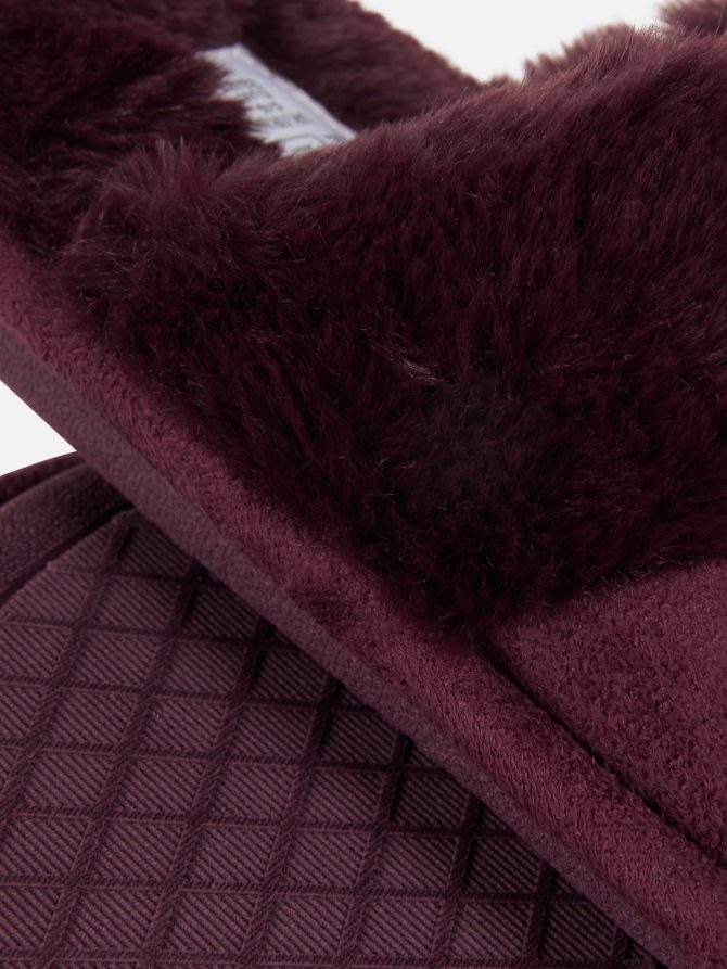 Faux Suede Slippers - Image 5
