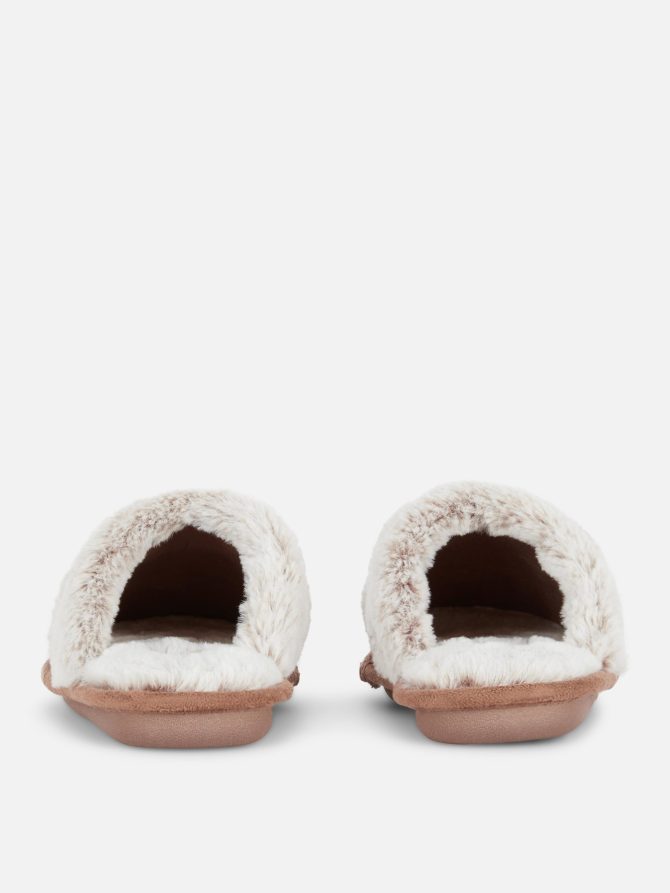 Faux Suede Slippers - Image 3