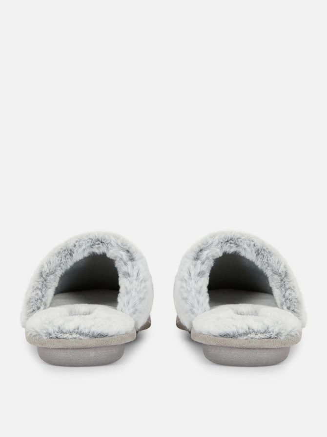 Faux Suede Slippers - Image 3