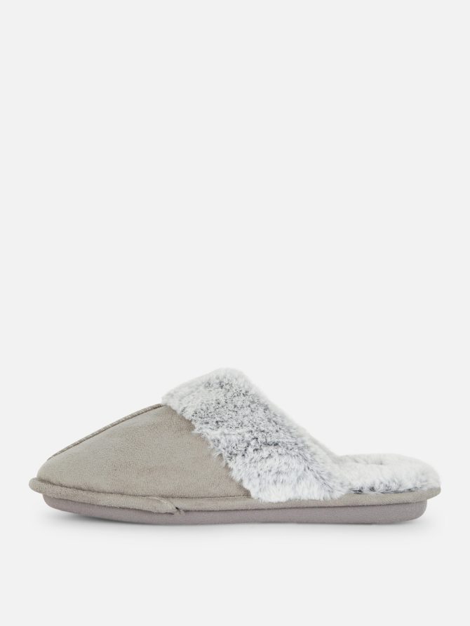 Faux Suede Slippers - Image 4