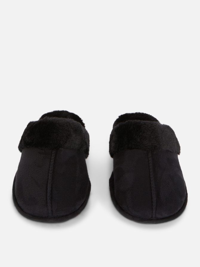 Faux Suede Slippers - Image 2