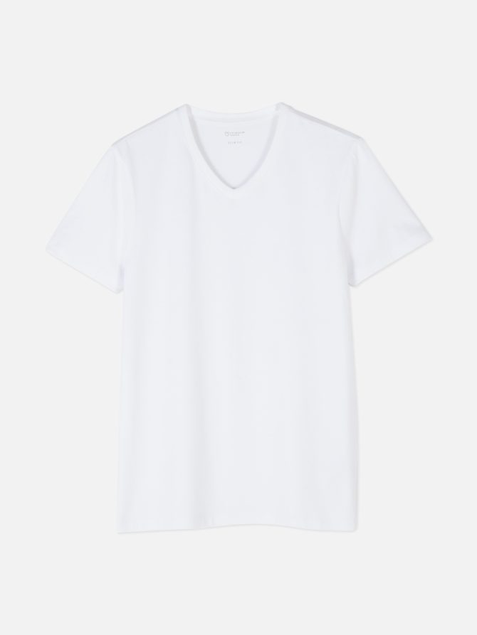 Stretch V-neck T-shirt - Image 5