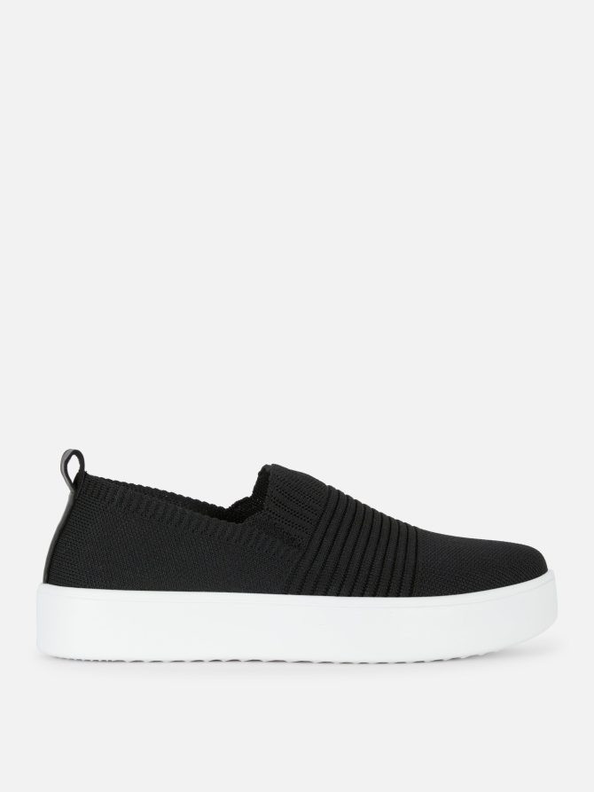 Rib Knit Sneakers