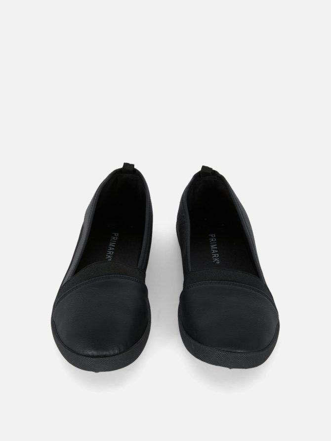 Faux Leather Slip-On Shoes - Image 2