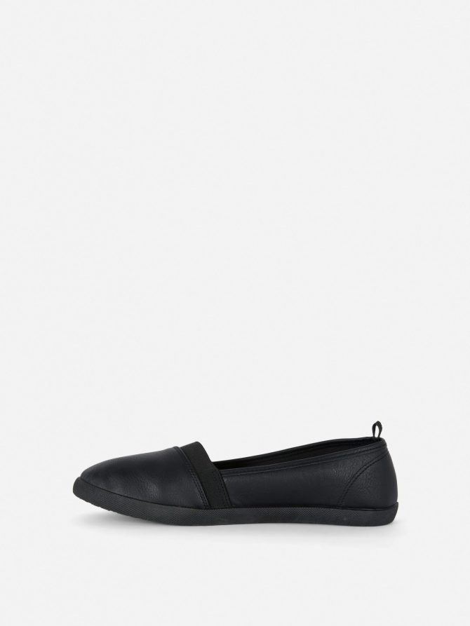Faux Leather Slip-On Shoes - Image 4