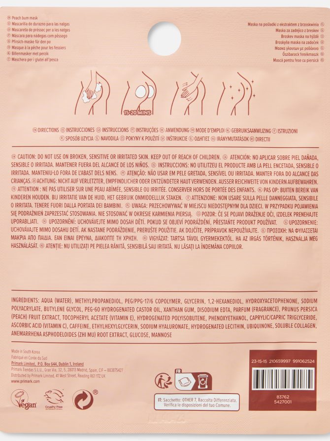 PS Soothing Peach Bum Mask - Image 2
