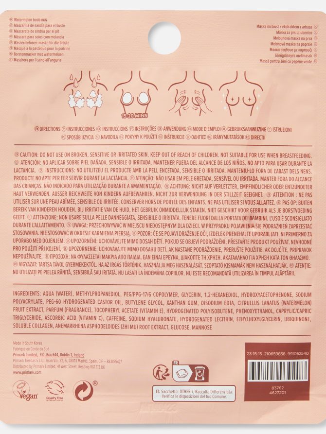 PS Hydrating Watermelon Boob Mask - Image 2