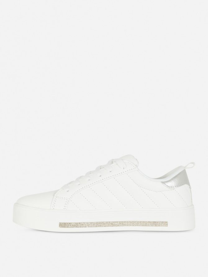 Rhinestone Detail Low Tops - Image 4
