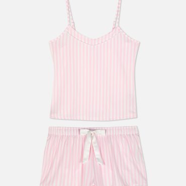 Print Cami and Shorts Pajama Set
