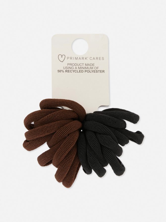 20-Pack Fabric Hair Ties - Image 3