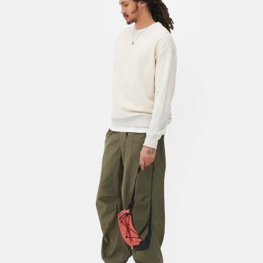 Elasticated Waist Parachute Pants