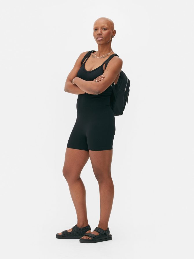 Seamfree Ribbed Unitard