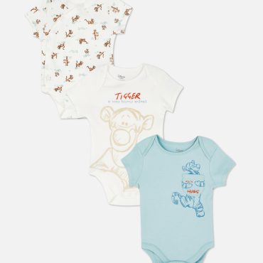 3pk Disney’s Winnie the Pooh Tigger Bodysuits