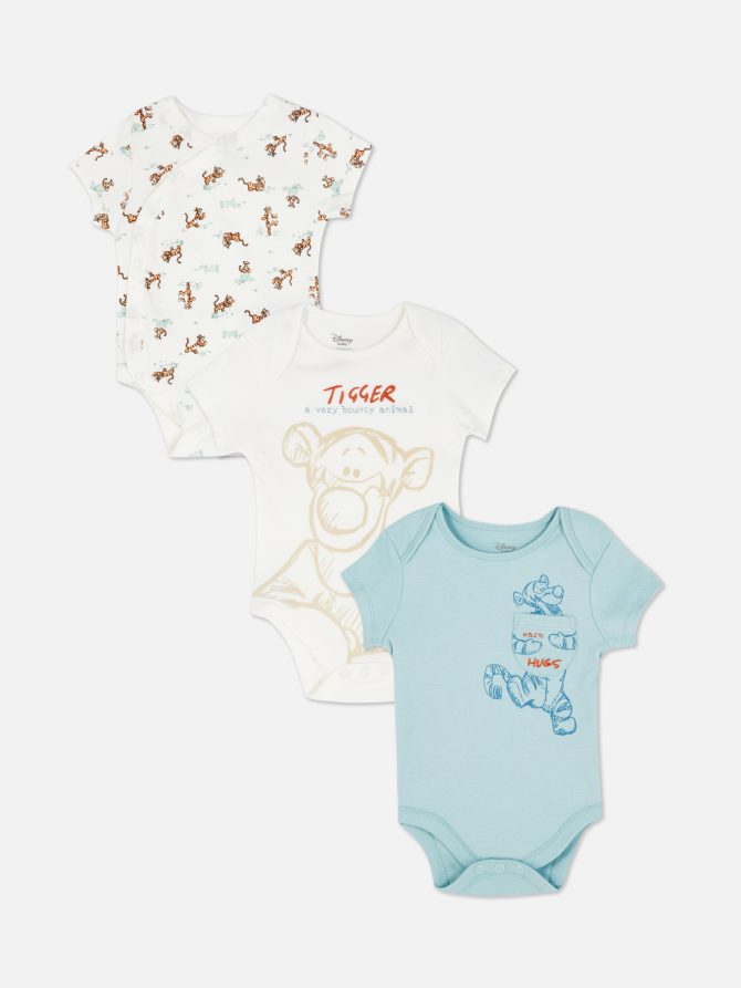 3pk Disney’s Winnie the Pooh Tigger Bodysuits