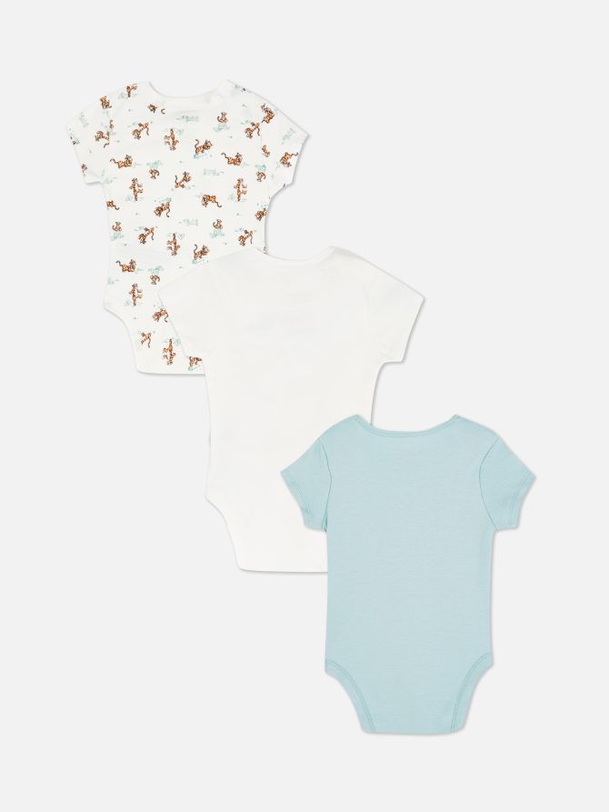 3pk Disney’s Winnie the Pooh Tigger Bodysuits - Image 2