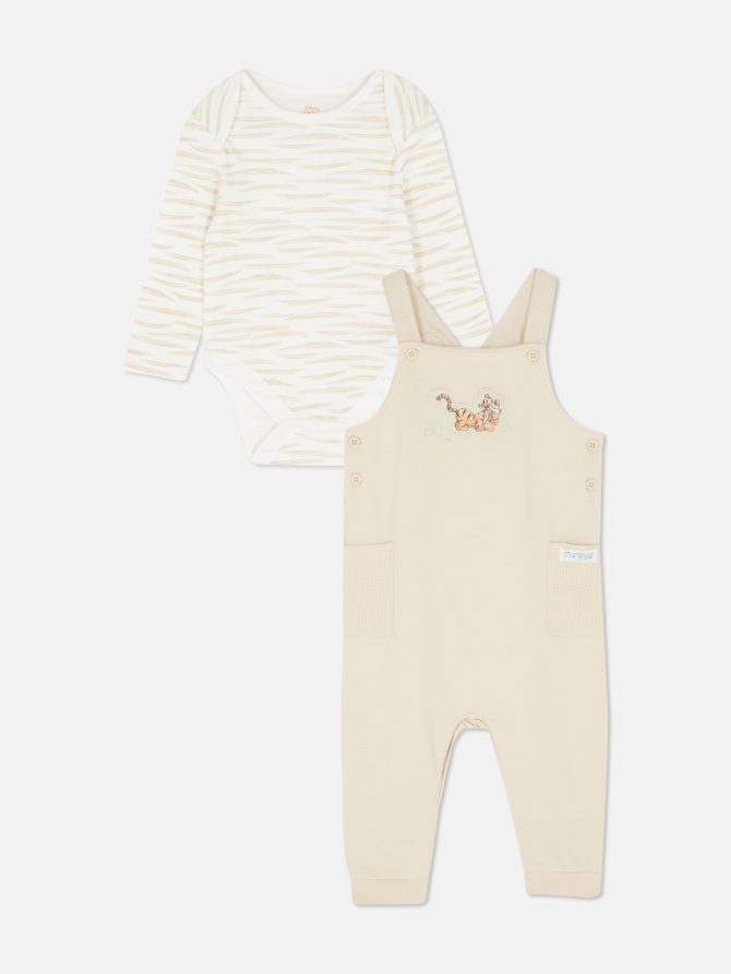 Disney’s Winnie the Pooh Tigger Bodysuit & Overalls Set