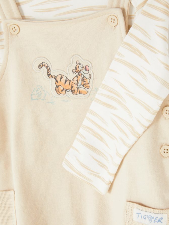 Disney’s Winnie the Pooh Tigger Bodysuit & Overalls Set - Image 3