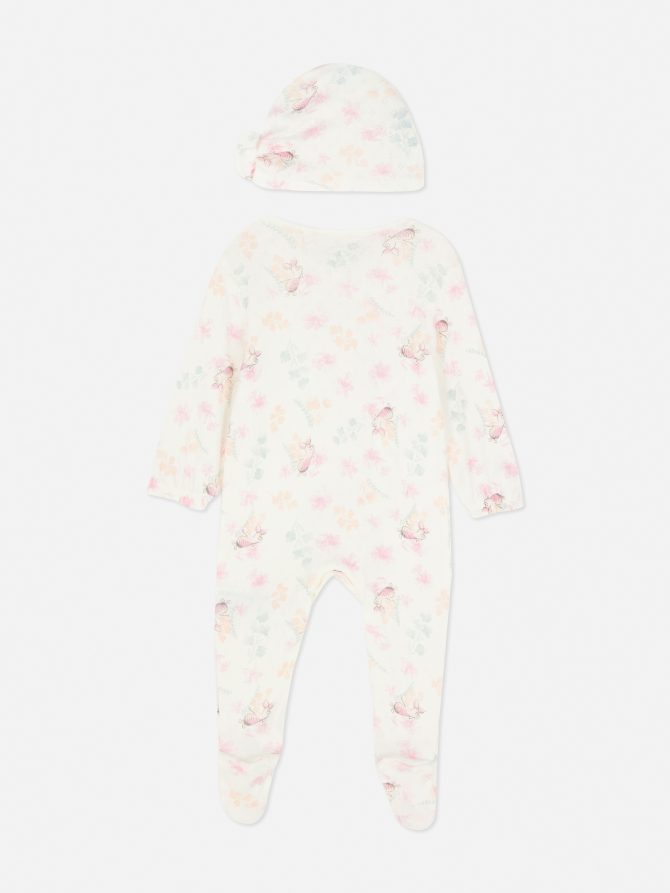 Disney’s Winnie the Pooh Piglet Sleeper & Hat Set - Image 2