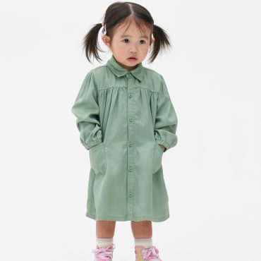 Button-Front Shirt Dress