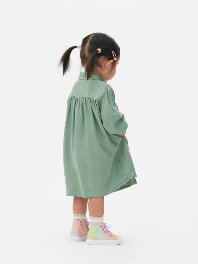 Button-Front Shirt Dress - Image 2