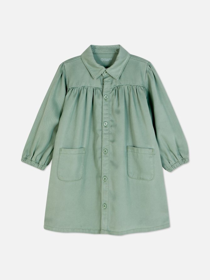 Button-Front Shirt Dress - Image 3