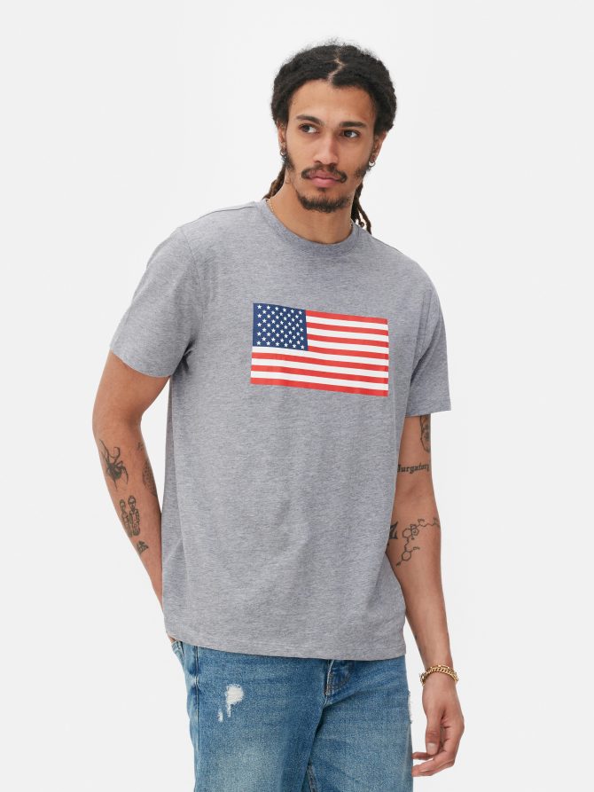 USA Flag T-Shirt - Image 2