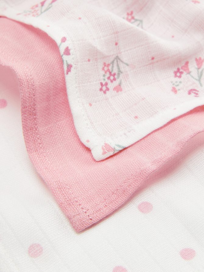 3-Pack Mixed Muslin Squares - Image 2