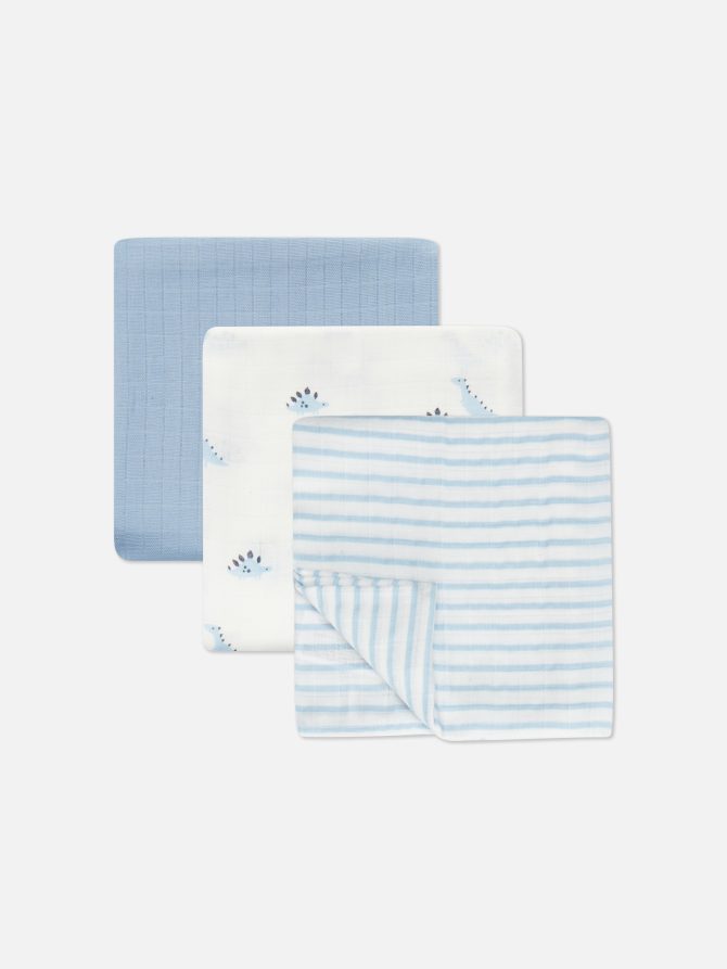 3-Pack Muslin Square Cloths