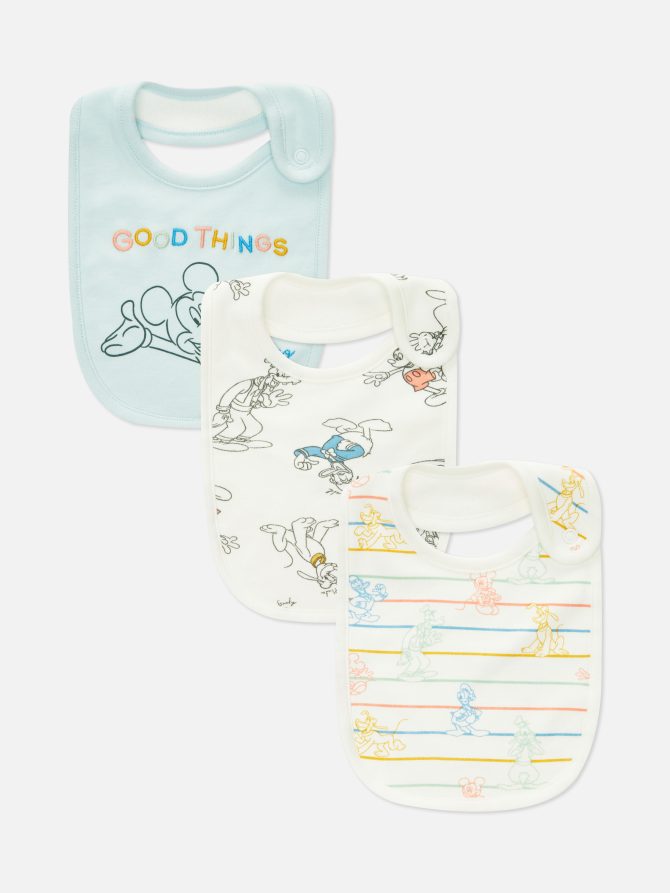 3-Pack Disney’s Mickey Mouse and Friends Bibs